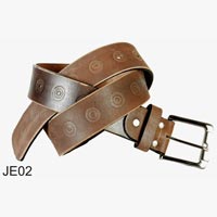 Manufacturers Exporters and Wholesale Suppliers of Mens Leather Belt (JE 02) Kanpur Uttar Pradesh